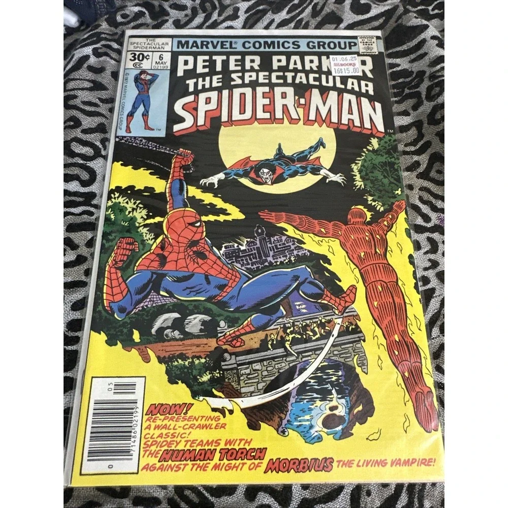 VTG Marvel Comic Book Peter Parker, The Spectacular Spider-Man May #6 1977!